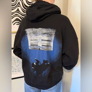 Black graphic Billie Eilish Hoodie